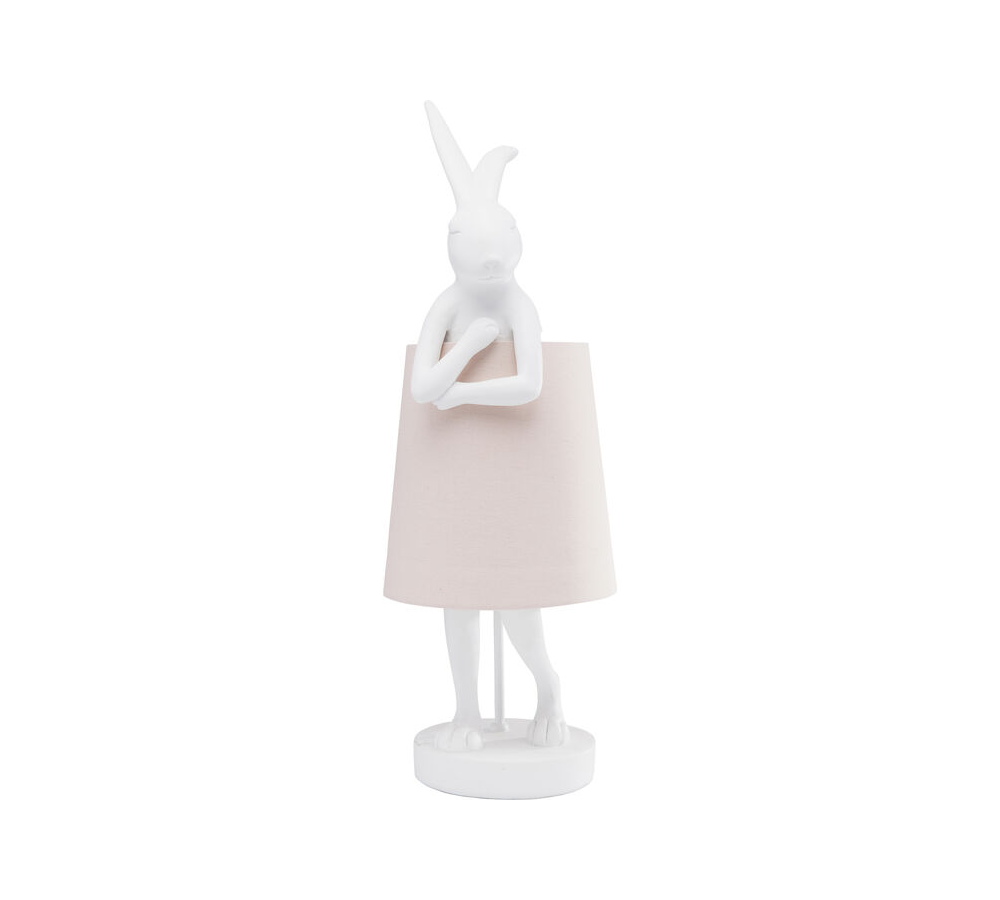 Lampada da tavolo Animal Rabbit bianco 68cm